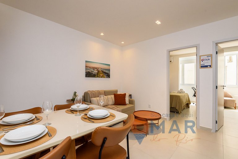 2BDRs in Copacabana 1Min from the beach|A 1480/404