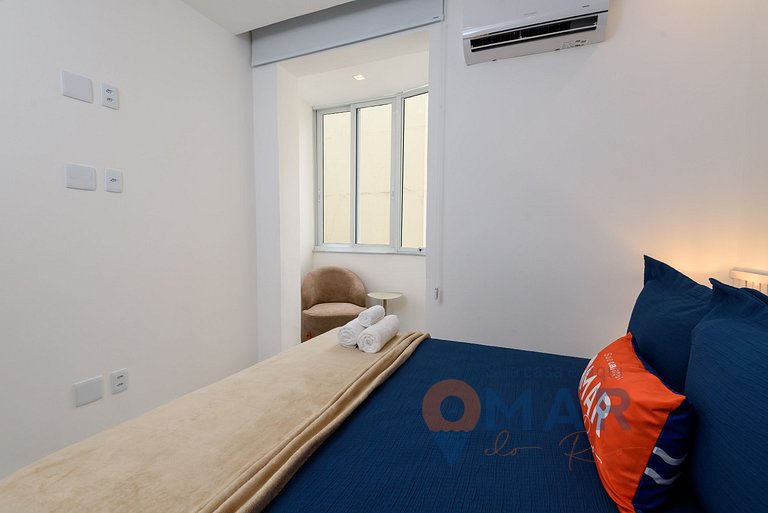 2Qtos em Copacabana a 1Min da Praia| A 1480/404