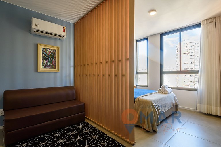 Studio c/ Piscina e Academia, Centro | RL 201/1108