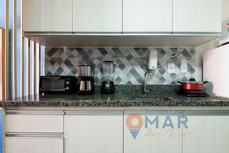 Studio c/ Piscina e Academia, Centro | RL 201/1108