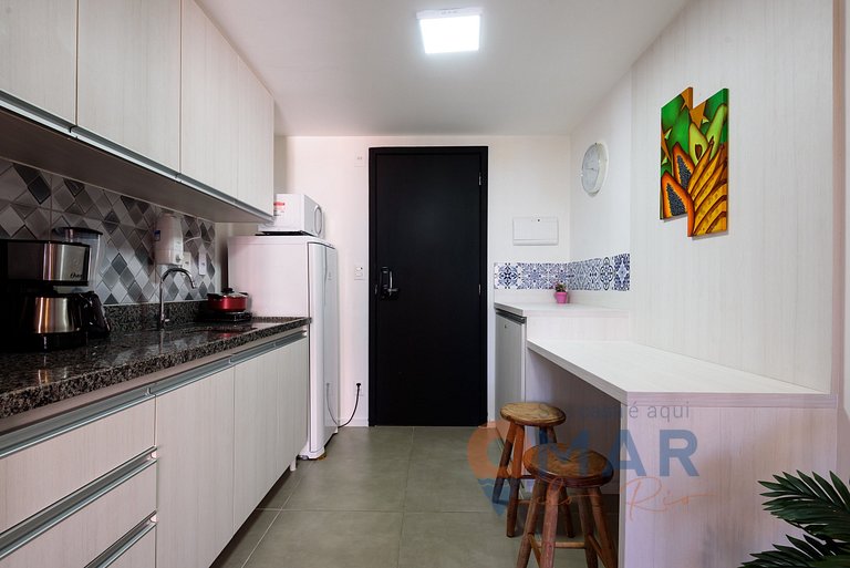 Studio c/ Piscina e Academia, Centro | RL 201/1108