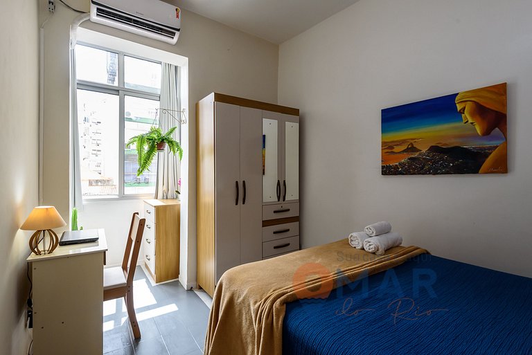 Apartamento charmoso a 2 Min da Praia | BL 54/405