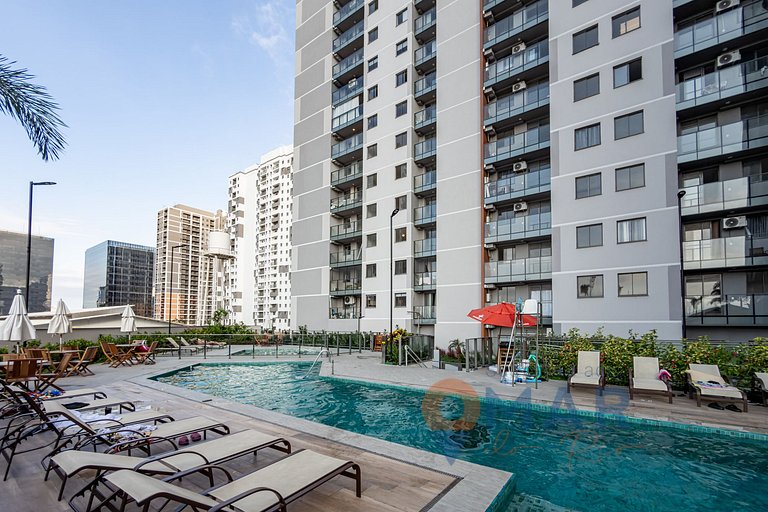 Estudio c/ piscina en el centro de Río|ER 441/1504