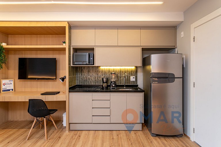 Estudio c/ piscina en el centro de Río|ER 441/1504