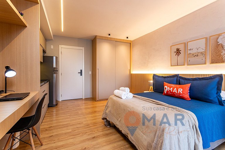 Estudio c/ piscina en el centro de Río|ER 441/1504