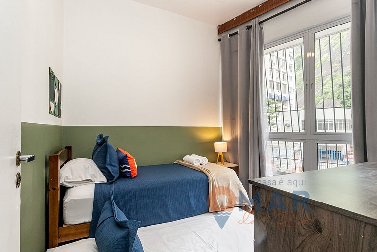 2BDRs 8 minutes from Copacabana Beach |CDJ 350/104