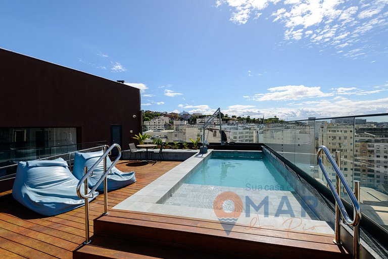 Studio Carioca com Piscina | RL 201/203