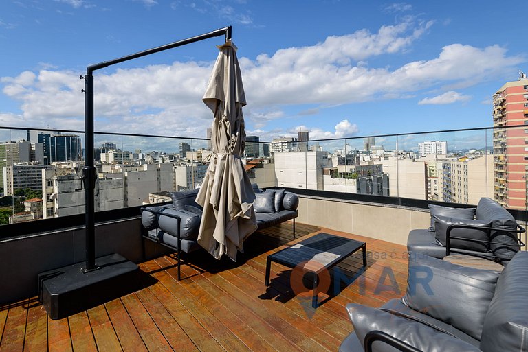 Studio Carioca com Piscina | RL 201/203