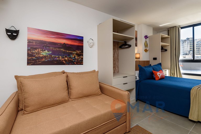 Studio Carioca com Piscina | RL 201/203