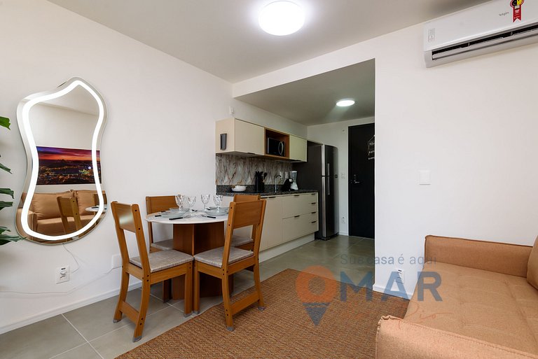 Studio Carioca com Piscina | RL 201/203