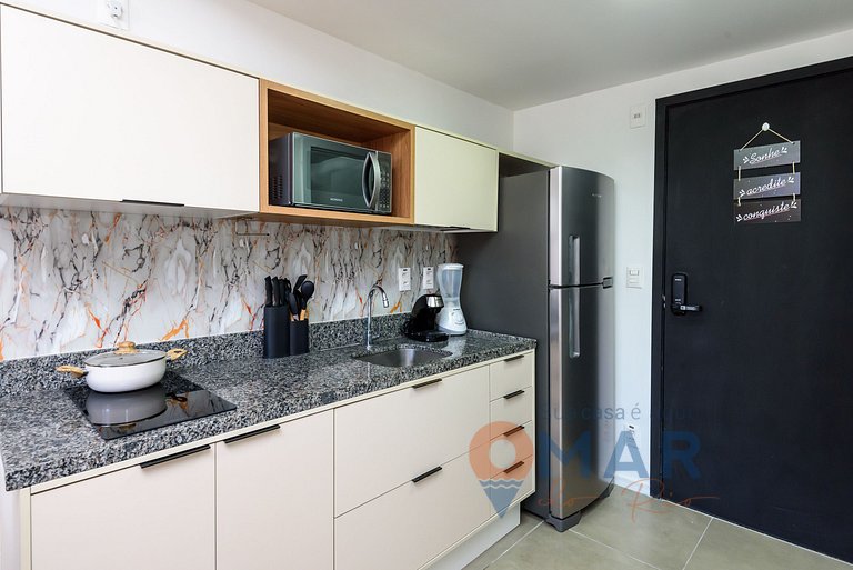 Studio Carioca com Piscina | RL 201/203