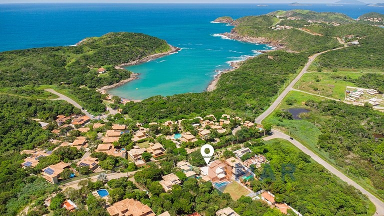 Casa em Búzios c/ Piscina a 6 min da Praia| LGA219