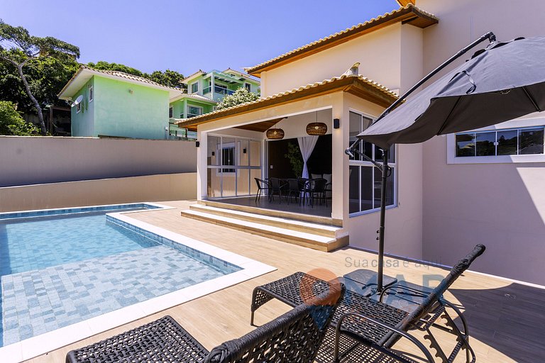 Casa en Búzios c/ piscina a 6 min playa | LGA 219