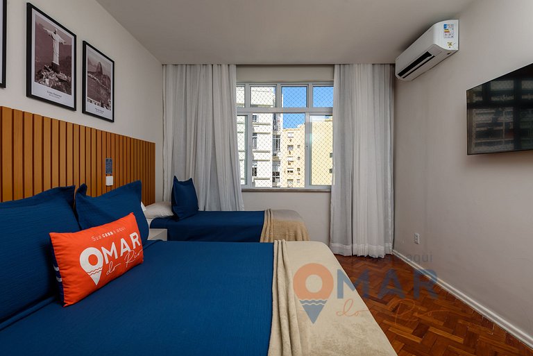 3BDRs just 3min from Copacabana Beach|NSC 920/1002