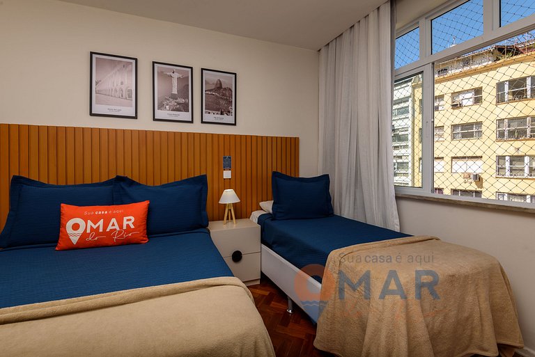 3BDRs just 3min from Copacabana Beach|NSC 920/1002