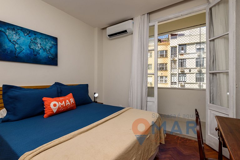 3Qtos a 3min da Praia de Copacabana | NSC 920/1002