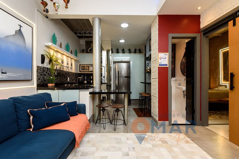 Apartamento a 250m da praia de Ipanema |TXM 77/102