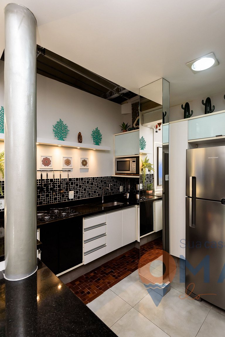 Apartamento a 250m da praia de Ipanema |TXM 77/102