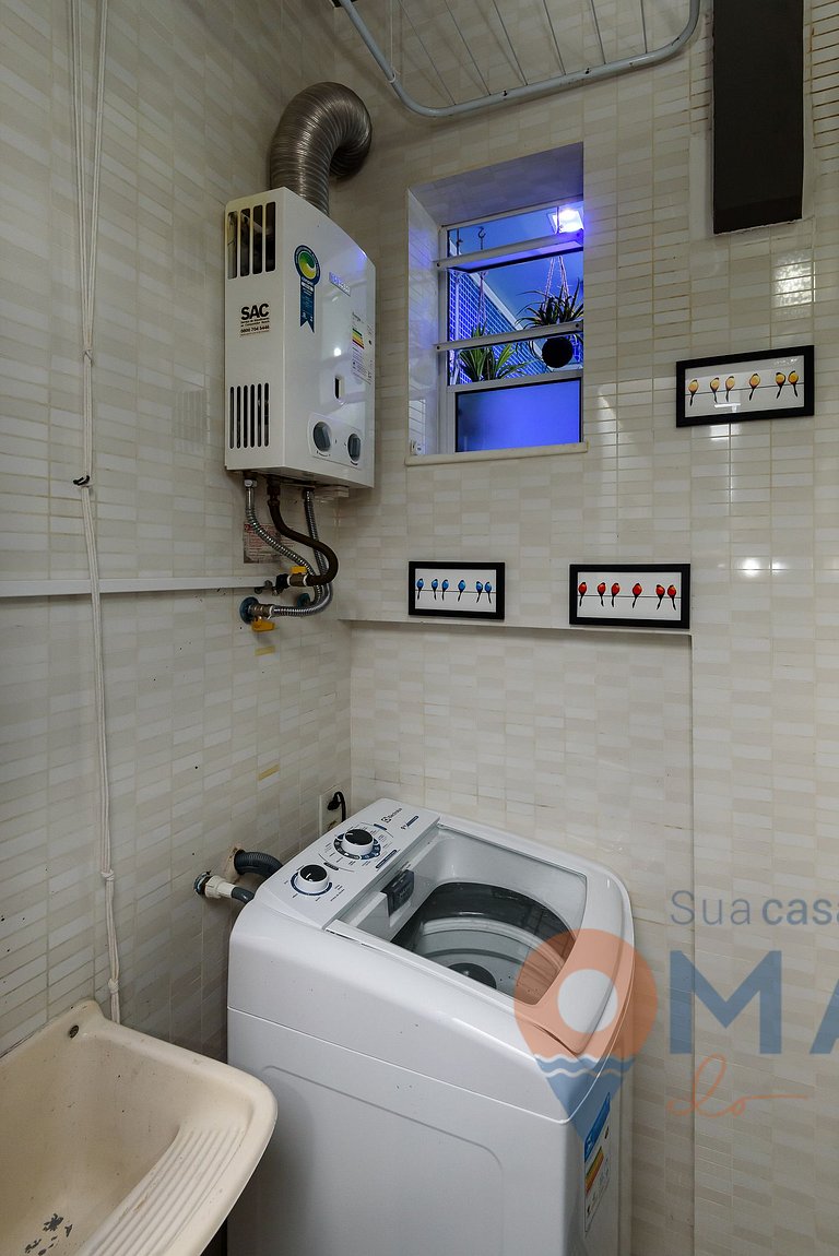 Apartamento a 250m da praia de Ipanema |TXM 77/102