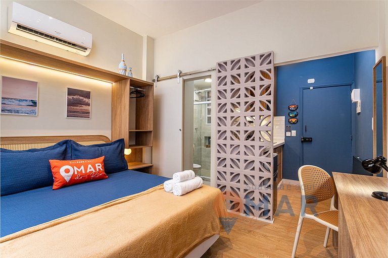 Studio Decorado a 120m da Praia | ACT 24/1104
