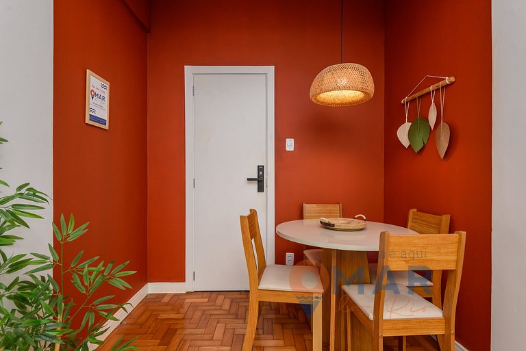 1Qto a 2 min da Praia de Copacabana | NSC 371/1011