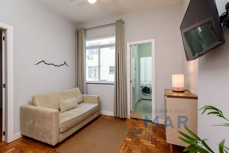 1Qto a 2 min da Praia de Copacabana | NSC 371/1011