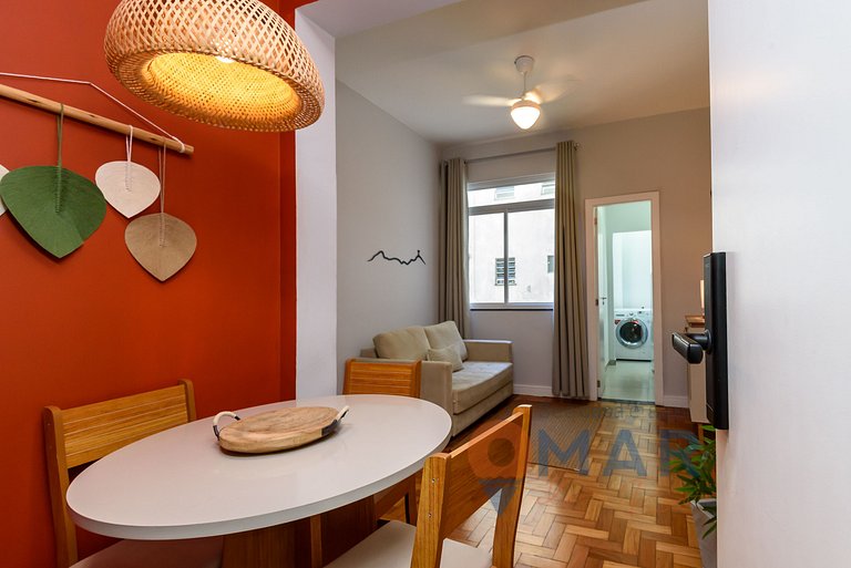 1Qto a 2 min da Praia de Copacabana | NSC 371/1011