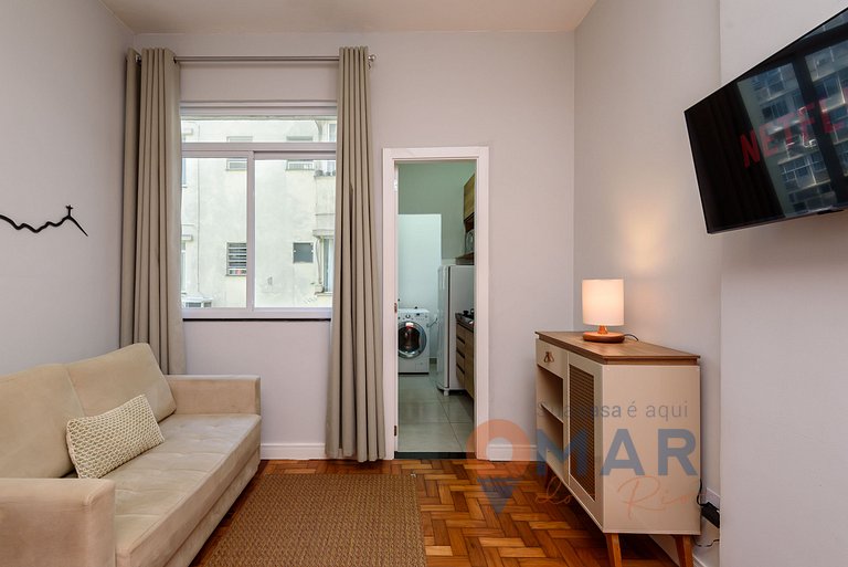 1Qto a 2 min da Praia de Copacabana | NSC 371/1011