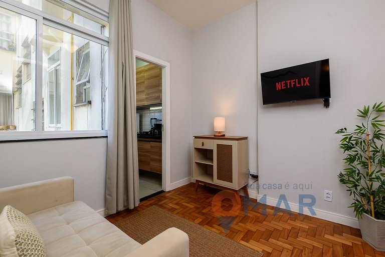 1Qto a 2 min da Praia de Copacabana | NSC 371/1011