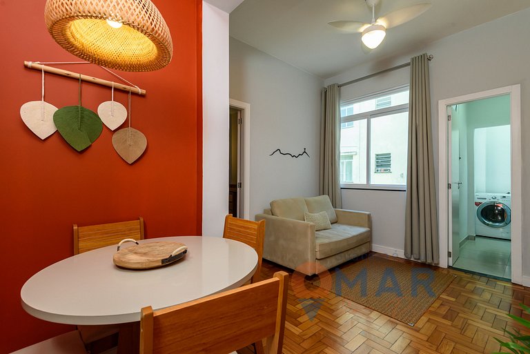 1Qto a 2 min da Praia de Copacabana | NSC 371/1011