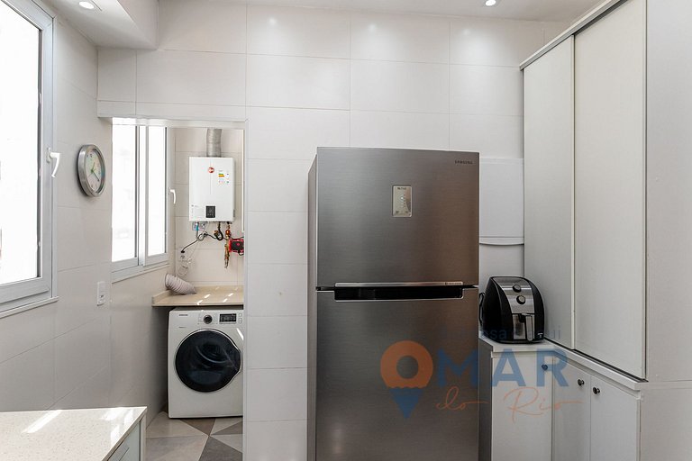 2Qtos: Vista Mar Lateral em Copacabana |A 2936/802