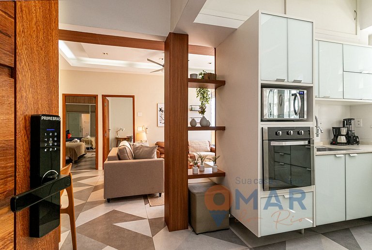 2Qtos: Vista Mar Lateral em Copacabana |A 2936/802