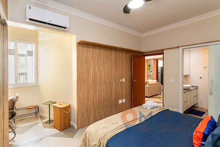 2Qtos: Vista Mar Lateral em Copacabana |A 2936/802