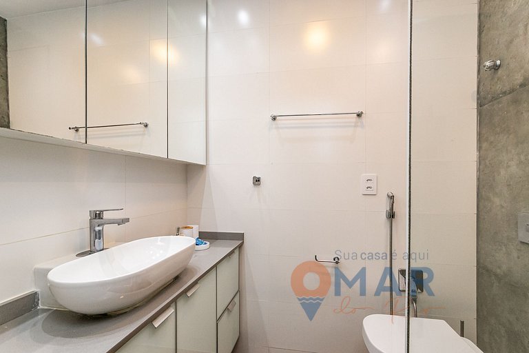 2Qtos: Vista Mar Lateral em Copacabana |A 2936/802