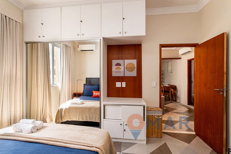 2BDRs: Side Sea View in Copacabana | A 2936/802