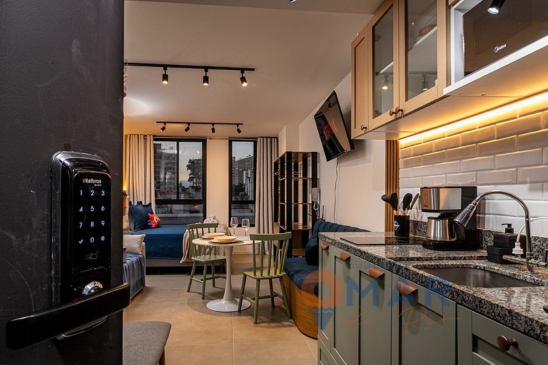 Studio c/ piscina próx a Lapa | RL 201/303