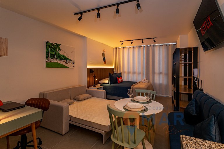 Studio c/ piscina próx a Lapa | RL 201/303