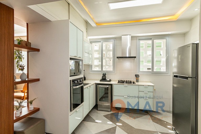 2Qtos: Vista Mar Lateral em Copacabana |A 2936/802