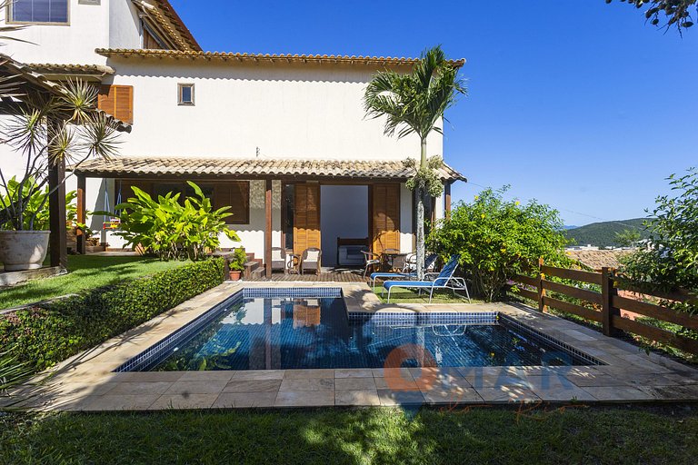 House in Cabo Frio, Gourmet Area and Pool | CDP402