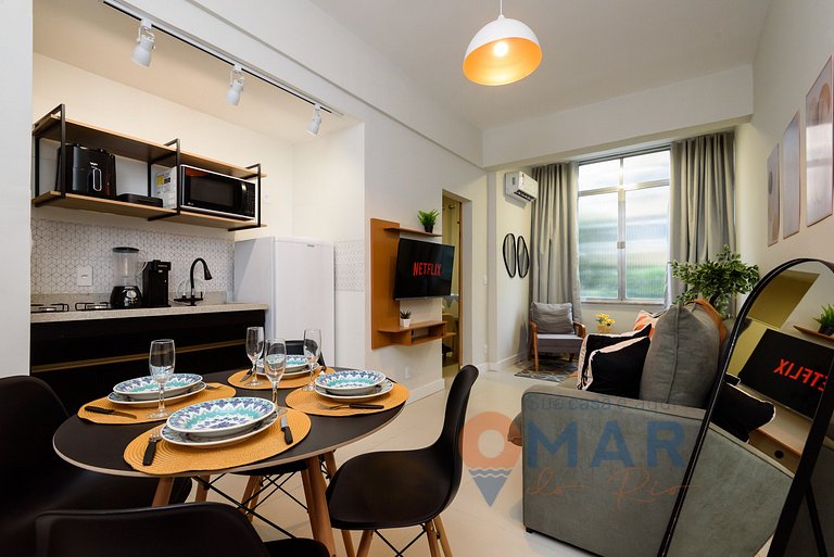 1BDR 7 Minutes from Copacabana Beach | BR 668/402