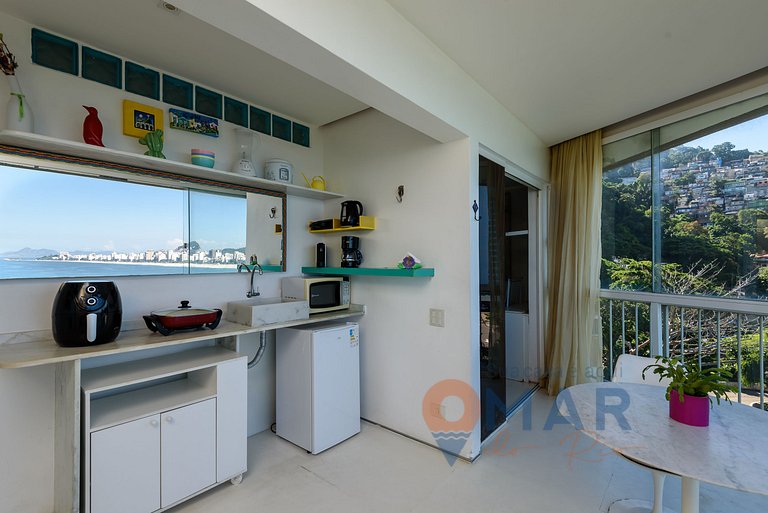 Moderno Apartamento com Vista Mar | V 90/102