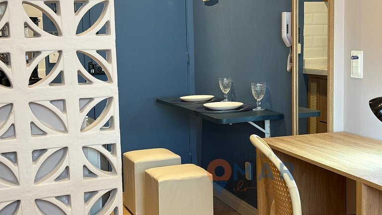 Studio Decorado a 120m da Praia | ACT 24/1104