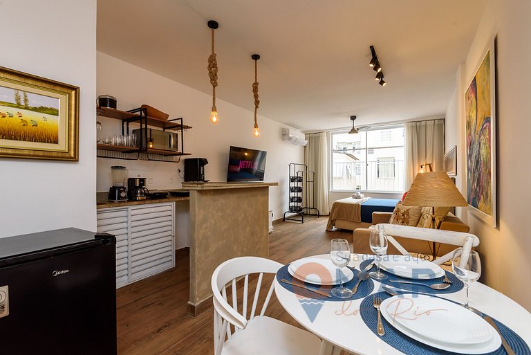 Studio 4 min from Copacabana Beach |NSC 583/1115