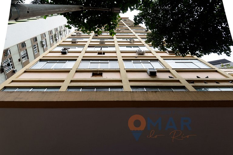 Estudio en Botafogo a 7min de la playa|PB 460/1116