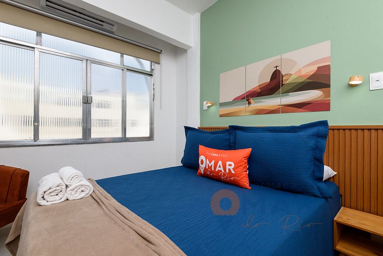 Studio in Botafogo 7min from the beach|PB 460/1116