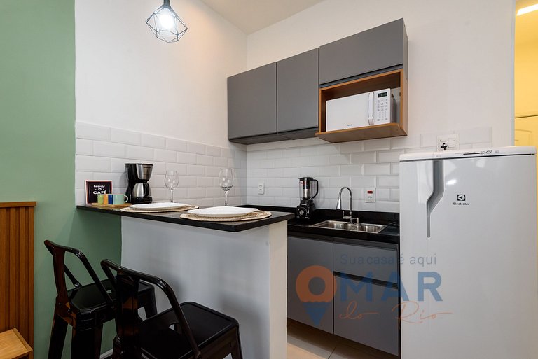 Studio in Botafogo 7min from the beach|PB 460/1116