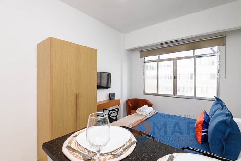 Studio in Botafogo 7min from the beach|PB 460/1116