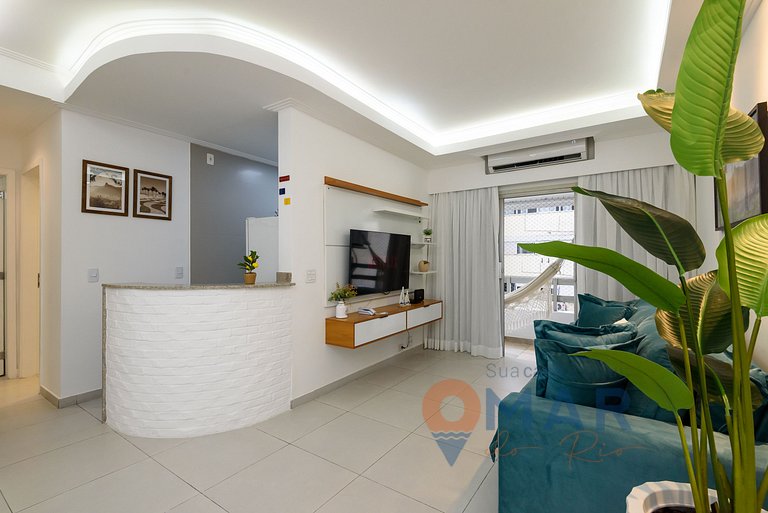 2Qtos a 5 min da Praia de Copacabana | BR 370/611