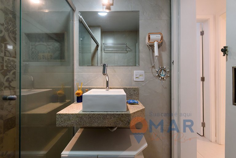 2Qtos a 5 min da Praia de Copacabana | BR 370/611