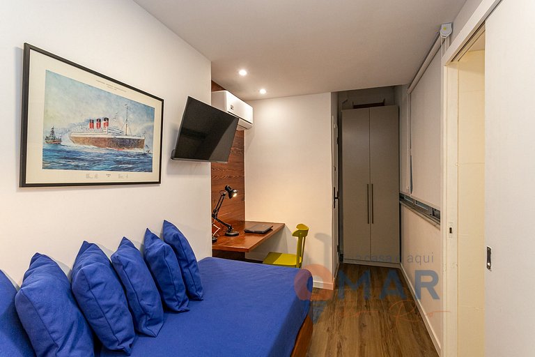 2 habitaciones a 5min de Playa Ipanema |RE 433/601